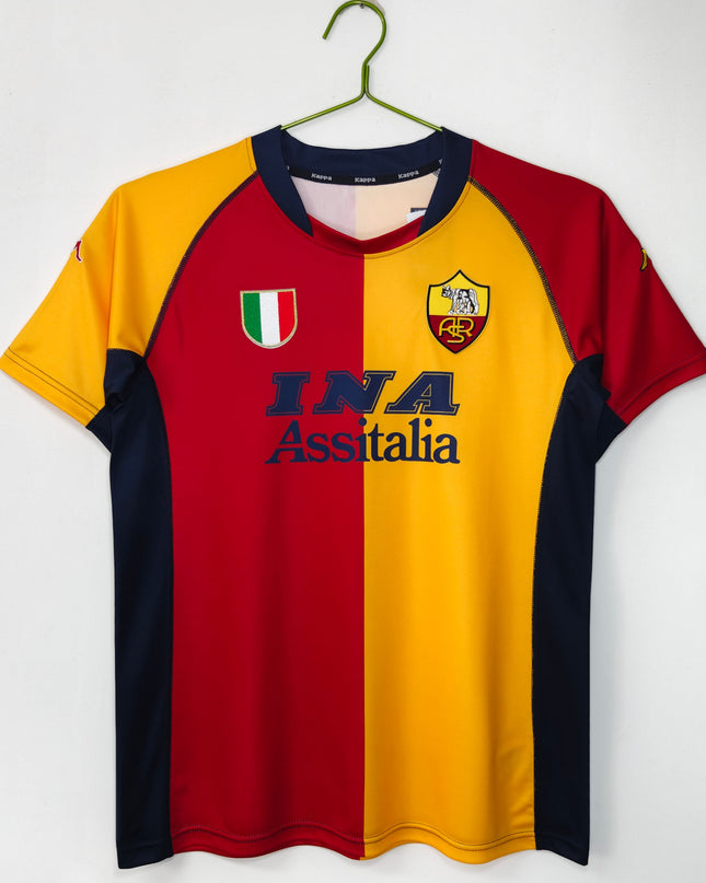 Roma 2001/02 Home Shirt (Champions League)