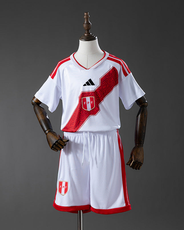 Peru 2026 World Cup Home Kids Kit