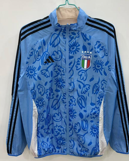 Italy Floral Reversible Windbreaker
