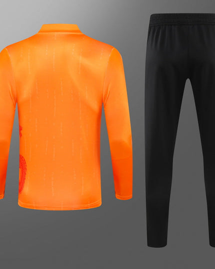 2024-25 Real Madrid Orange Special Edition Training Suit S-2XL