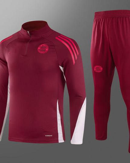 2024-25 Bayern Munich Red Training Suit S-2XL