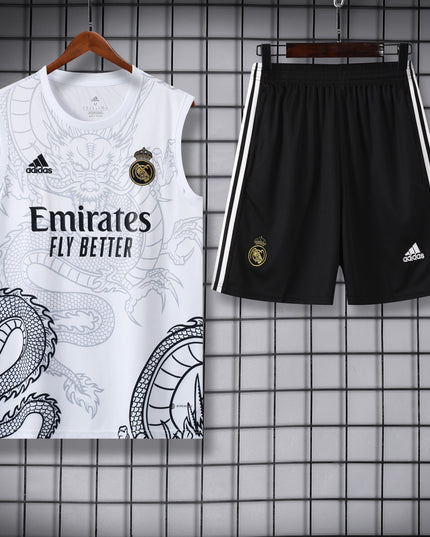 Real Madrid White Dragon Training Vest