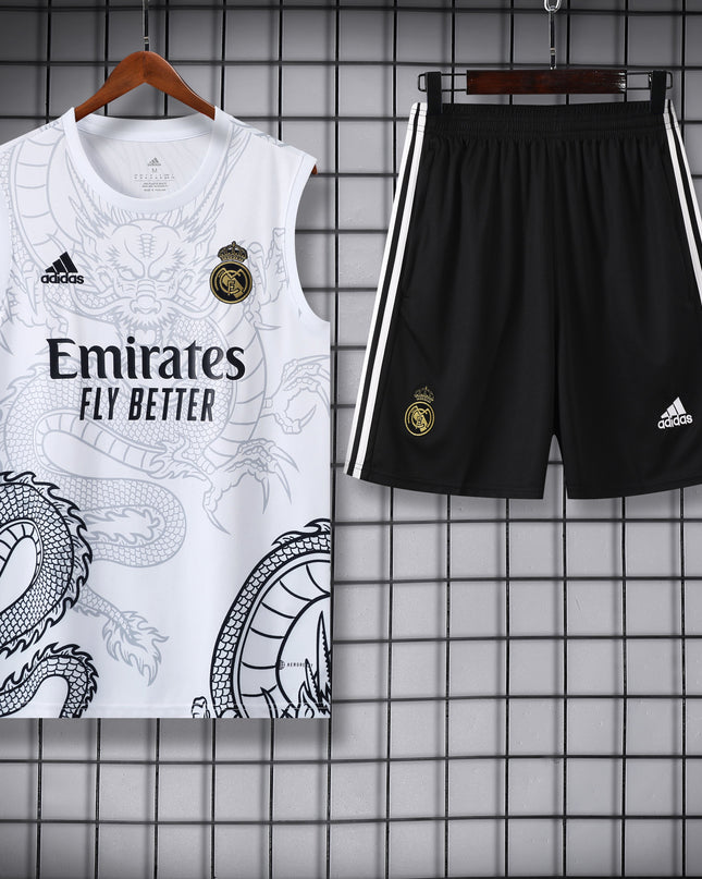 Real Madrid White Dragon Training Vest