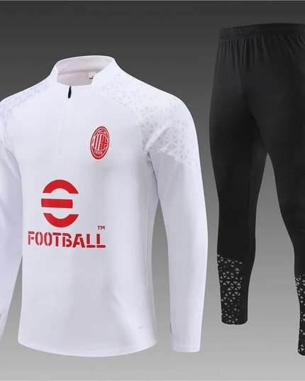 AC MILAN BLANC Training Suit Kit 2023 2024