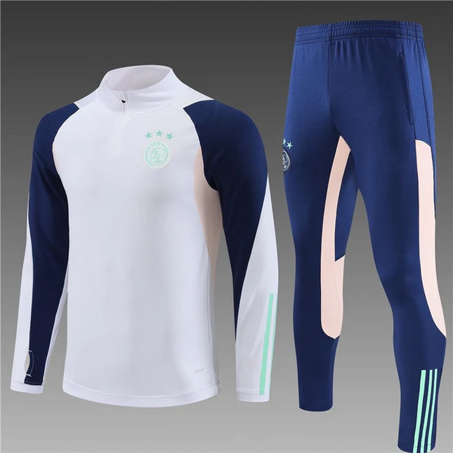 AJAX BLANC-BLEU Training Suit Kit 2023 2024
