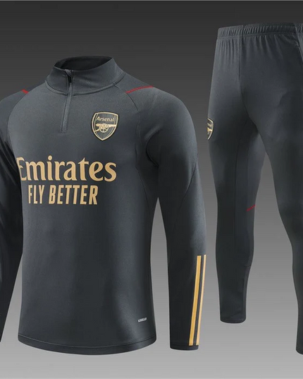 ARSENAL GRAY Training Suit Kit 2023 2024