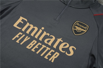 ARSENAL GRAY Training Suit Kit 2023 2024