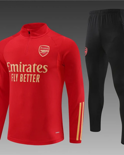 ARSENAL RED Training Suit Kit 2023 2024