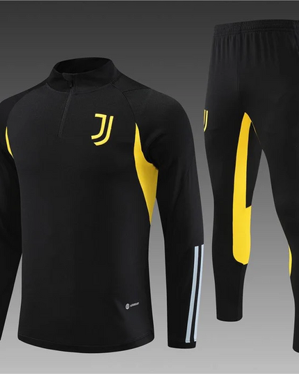 JUVENTUS NOIR-JAUNE Training Suit Kit 2023 2024