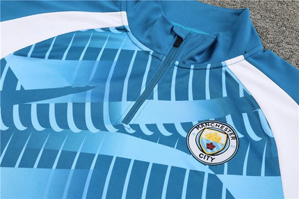 MANCHESTER CITY BLUE GRADIENT Training Suit Kit 2023 2024