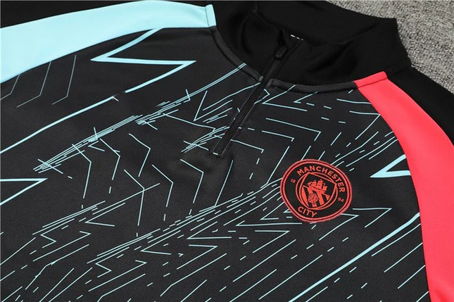 MANCHESTER CITY NOIR Training Suit Kit 2023 2024