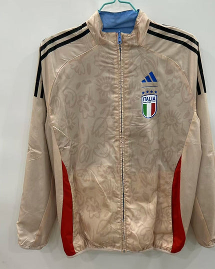 Italy Floral Reversible Windbreaker