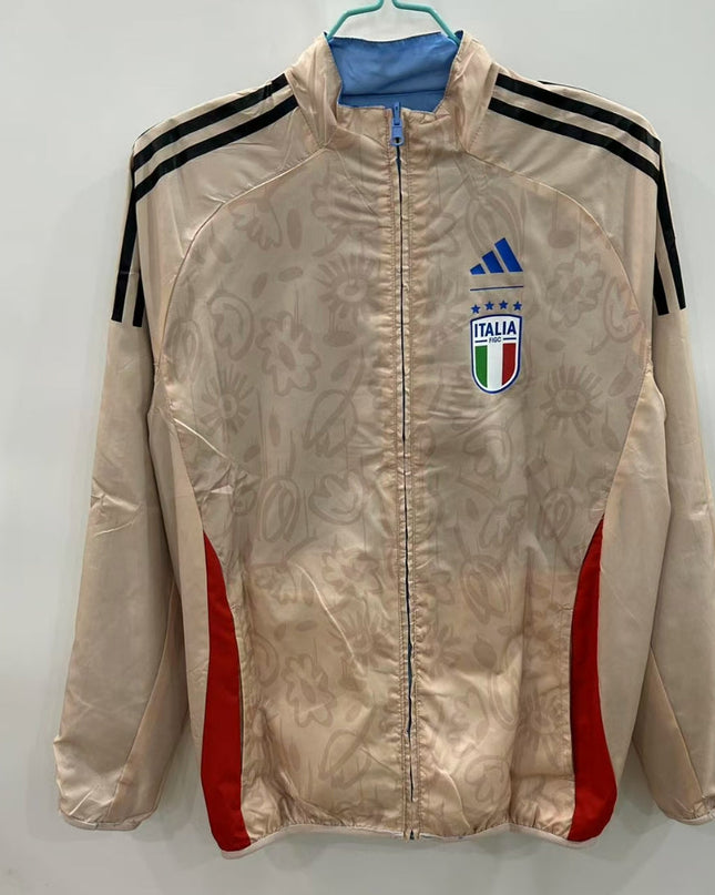 Italy Floral Reversible Windbreaker