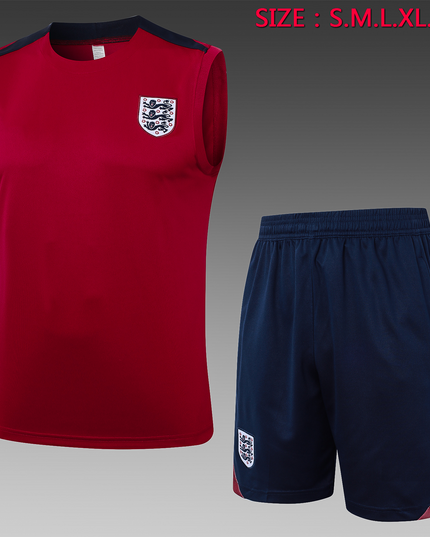 2024-25 England Red Vest Training Suit