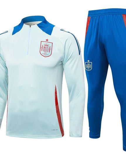 2024-25 Spain light blue training suit S-2XL