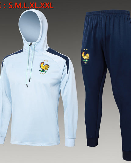 2024-25 French light blue hat training suit S-2XL
