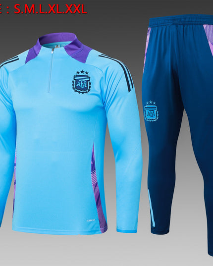 2024-25 Argentina Light Blue Training Suit S-2XL