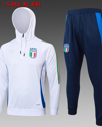 2024-25 Italy White Hat Training Suit S-2XL