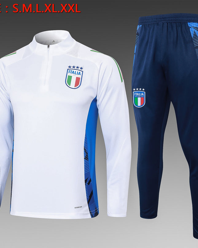 2024-25 Italy White Training Suit S-2XL