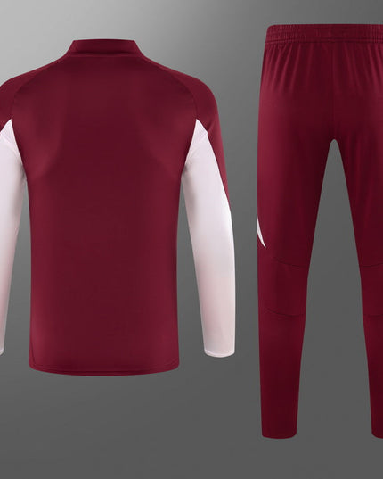 2024-25 Bayern Munich Red Training Suit S-2XL