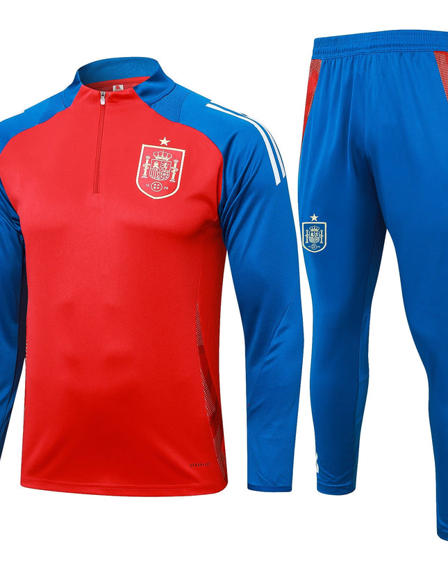 2024-25 Spain Red Training Suit S-2XL