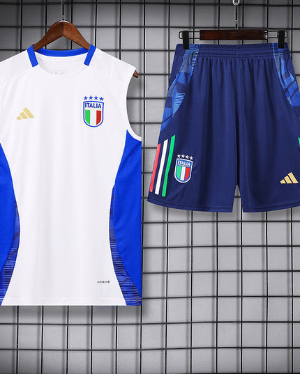 Italy White Training Vest