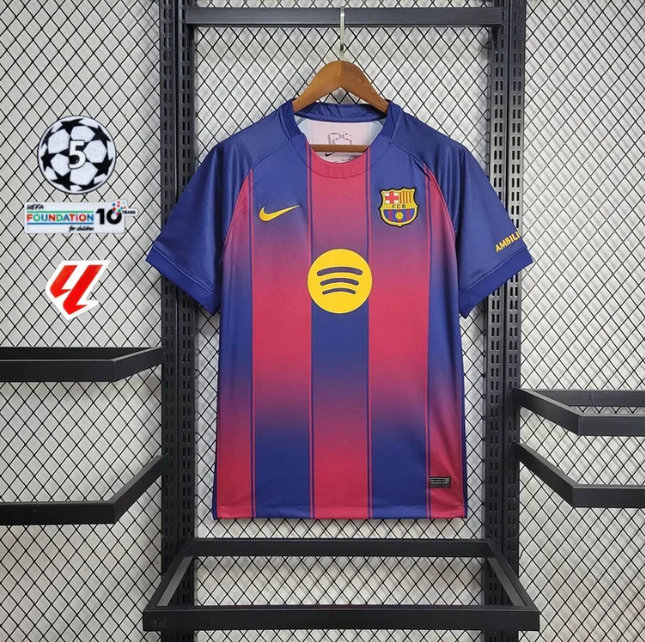 Barca 25/26  Home Fans Version Shirt