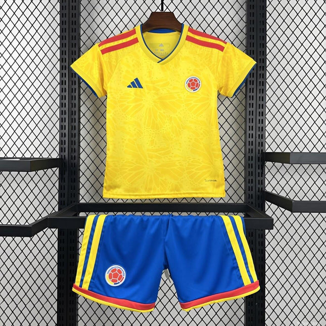 Colombia 2026 World Cup Home Kids Kit