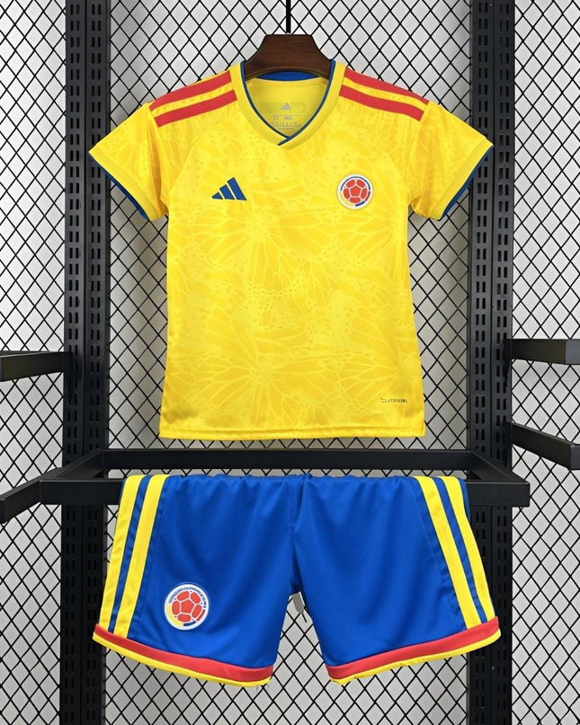Colombia 2026 World Cup Home Kids Kit