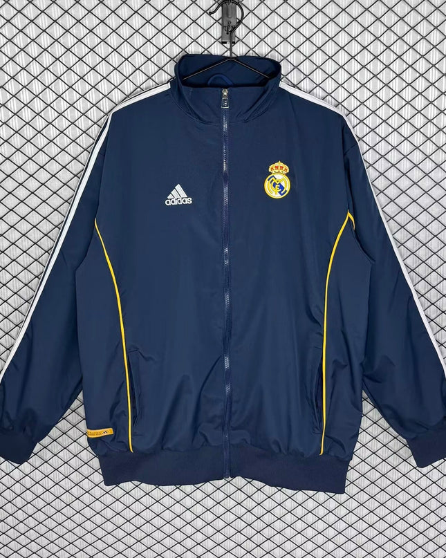 Real Madrid Retro Windbreaker (Navy)