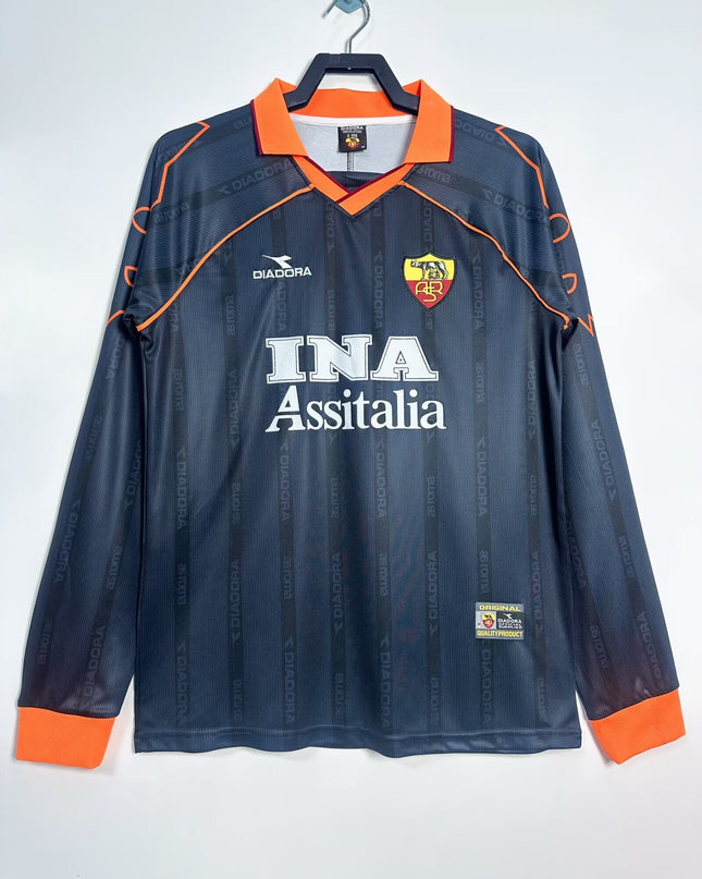 Roma 1999/00 Long Sleeve Away Shirt