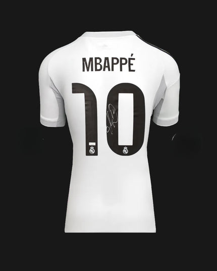 2026 Real Madrid Home Jersey | Mbappé Signed Shirt