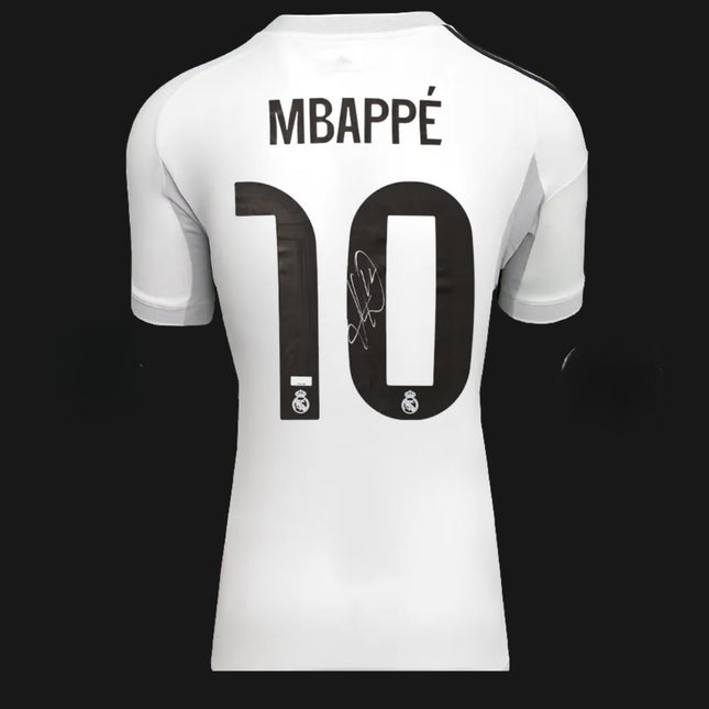 2026 Real Madrid Home Jersey | Mbappé Signed Shirt
