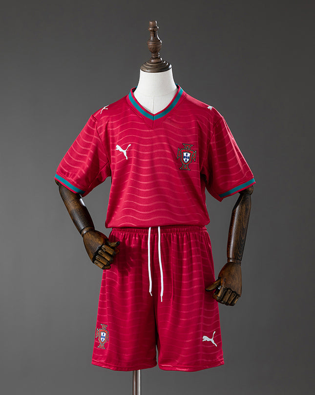 Portugal 2026 World Cup Home Kids Kit