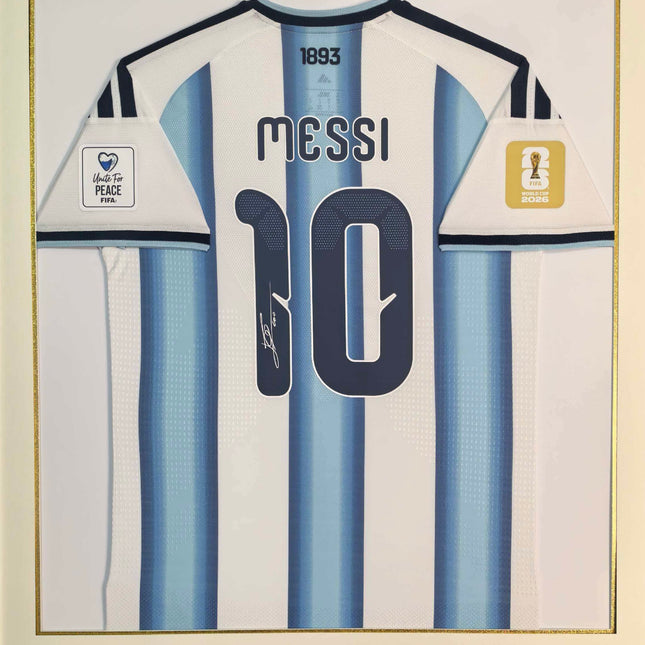 LM10 Argentina 2026 World Cup Home Signed Shirt