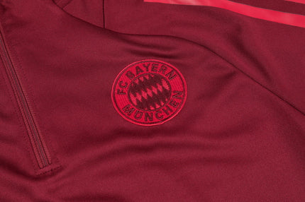 2024-25 Bayern Munich Red Training Suit S-2XL