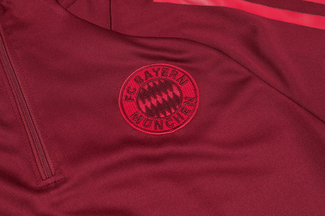 2024-25 Bayern Munich Red Training Suit S-2XL