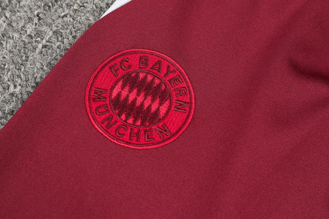 2024-25 Bayern Munich Red Training Suit S-2XL