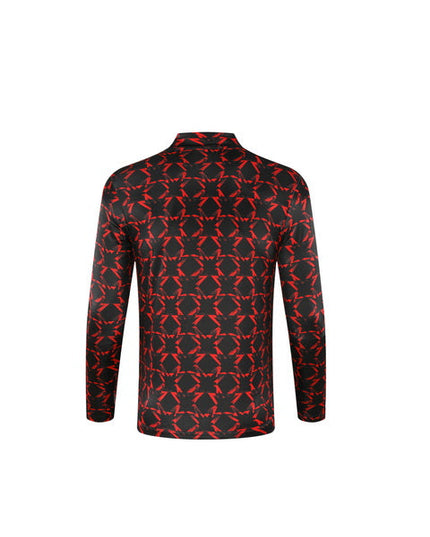 2024-25 Manchester United Red and Black Training Suit S-2XL