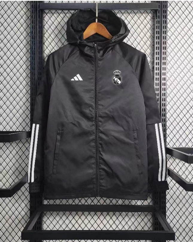 Real Madrid Windbreaker (Black)