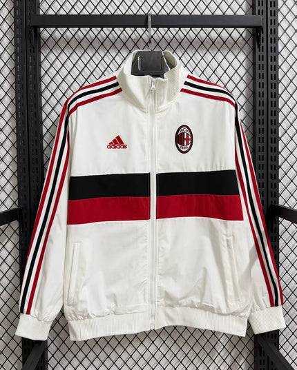 AC Milan Retro Windbreaker (White)