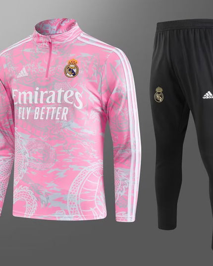 Real Madrid Dragon Tracksuit (Pink)