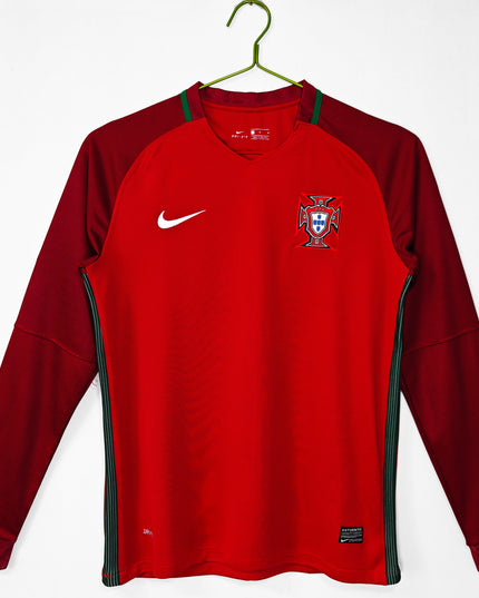 Portugal 2016 Long Sleeve Home Shirt