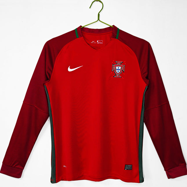 Portugal 2016 Long Sleeve Home Shirt