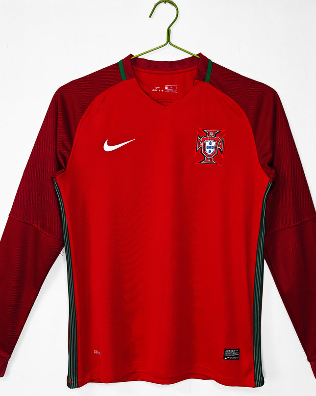 Portugal 2016 Long Sleeve Home Shirt