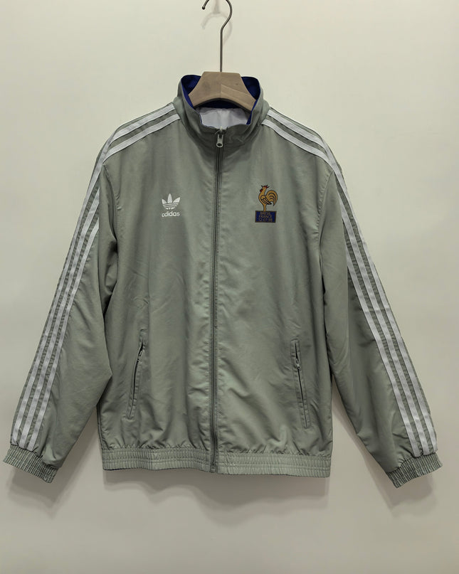France Retro Reversible Windbreaker