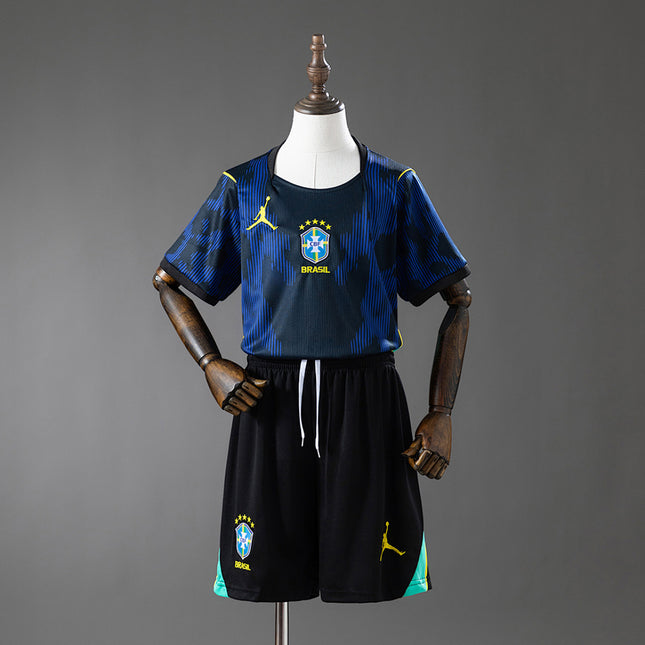 Brazil 2026 World Cup Away Kids Kit