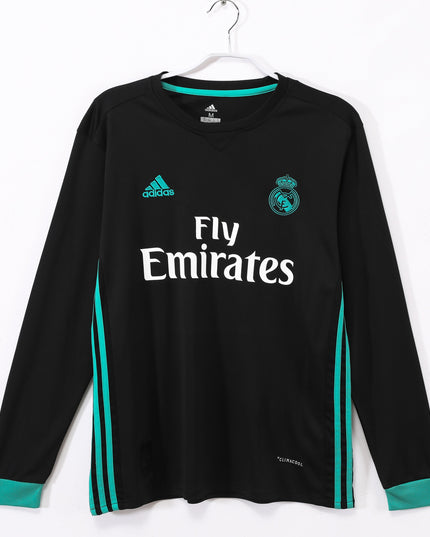 Real Madrid 2017/18 Long Sleeve Away Shirt