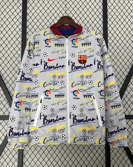 Barcelona Reversible Windbreaker (Grey)