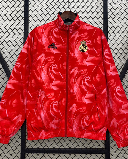 Real Madrid Reversible Windbreaker (Red and Blue)